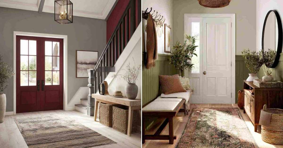 18 Stunning Entryway Paint Color Combinations Ideas You’ll Want to Try