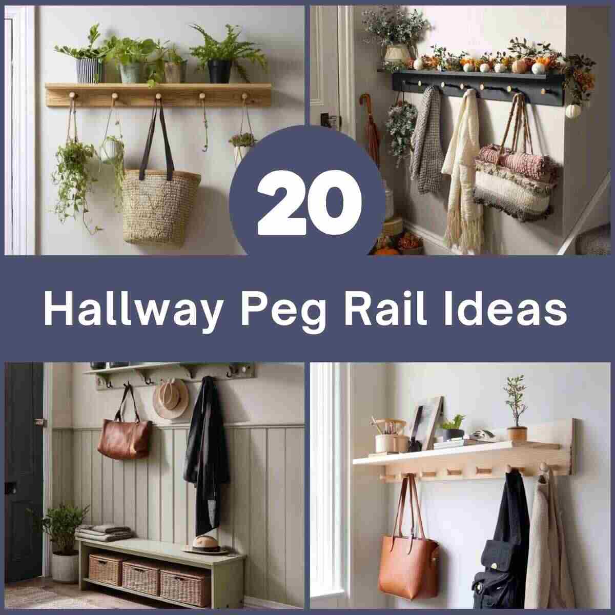 Hallway Peg Rail Ideas