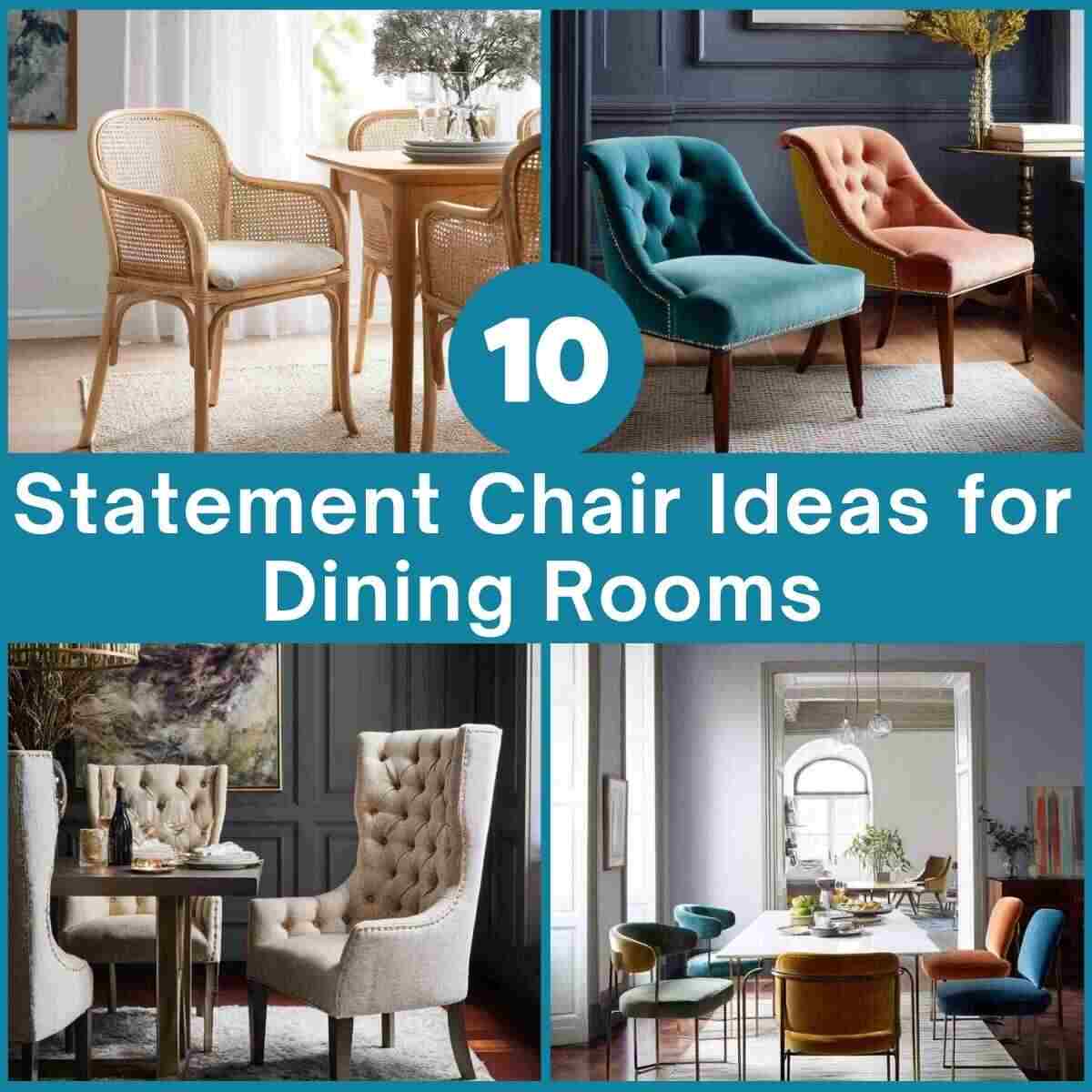 Statement Chair Ideas for Dining Rooms