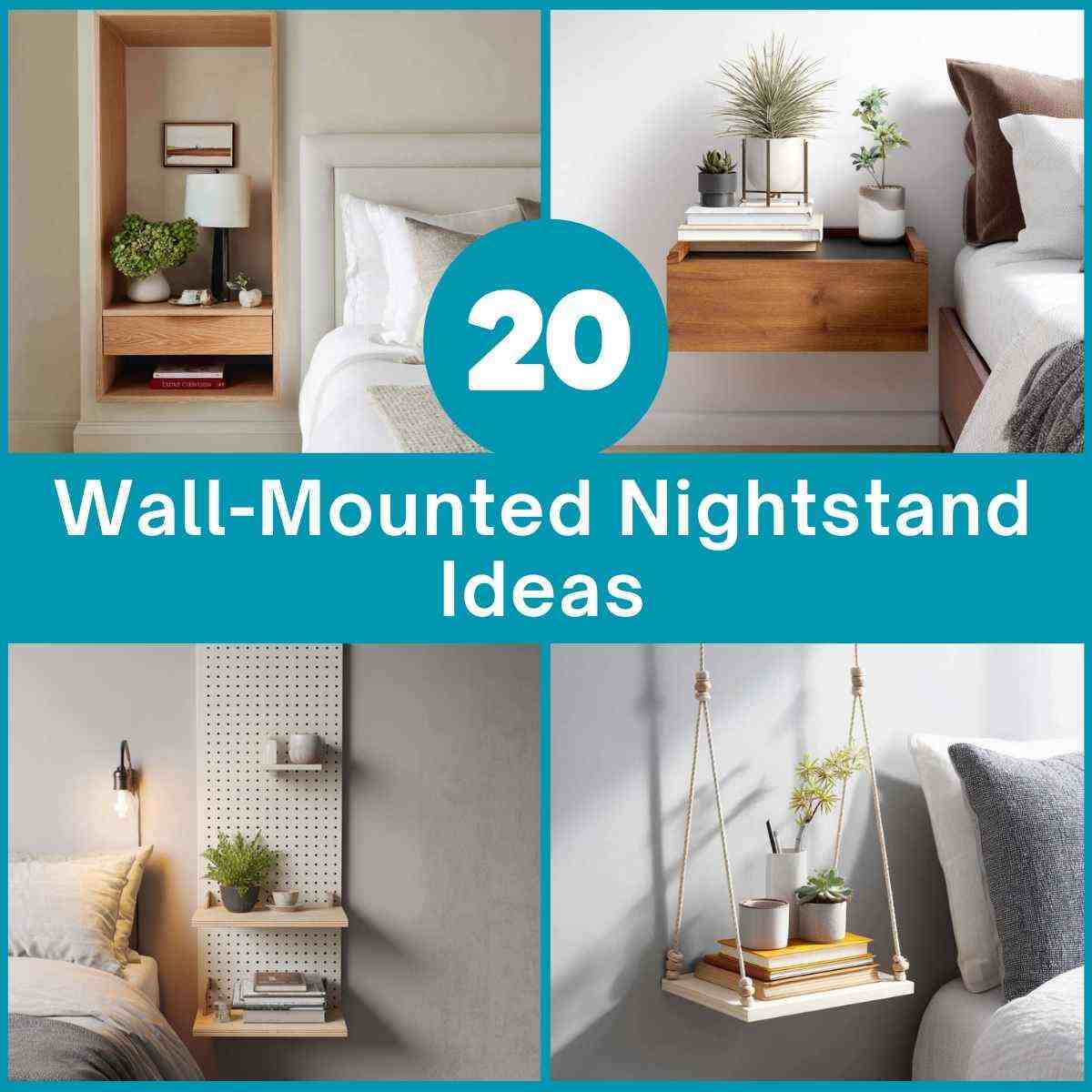 Wall-Mounted Nightstand Ideas