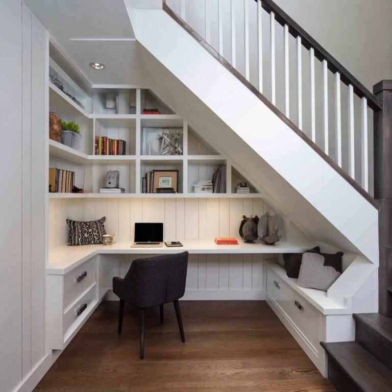 20 Genius Under Stairs Desk Ideas You’ll Want to Copy