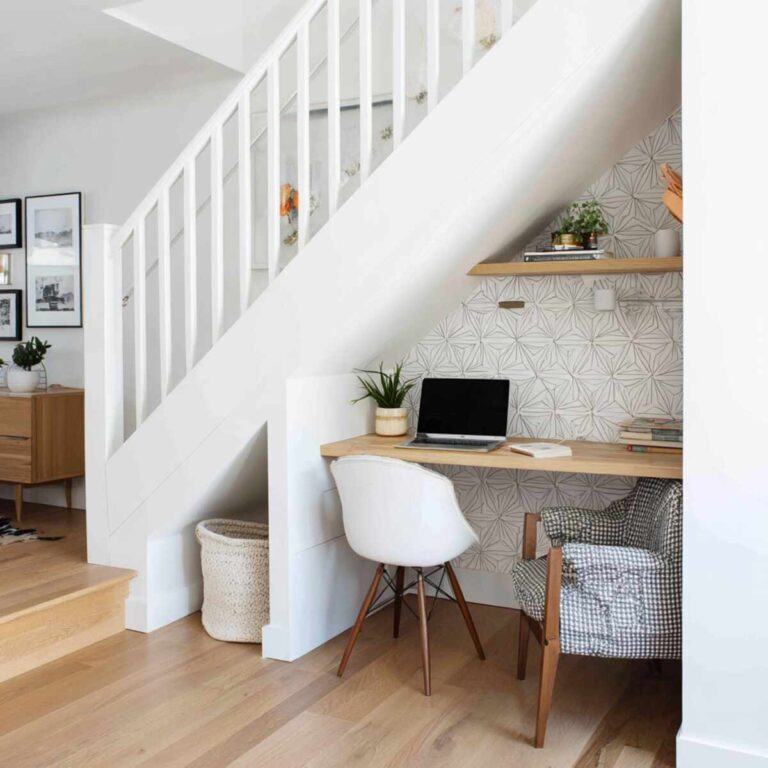 20 Genius Under Stairs Desk Ideas You’ll Want to Copy