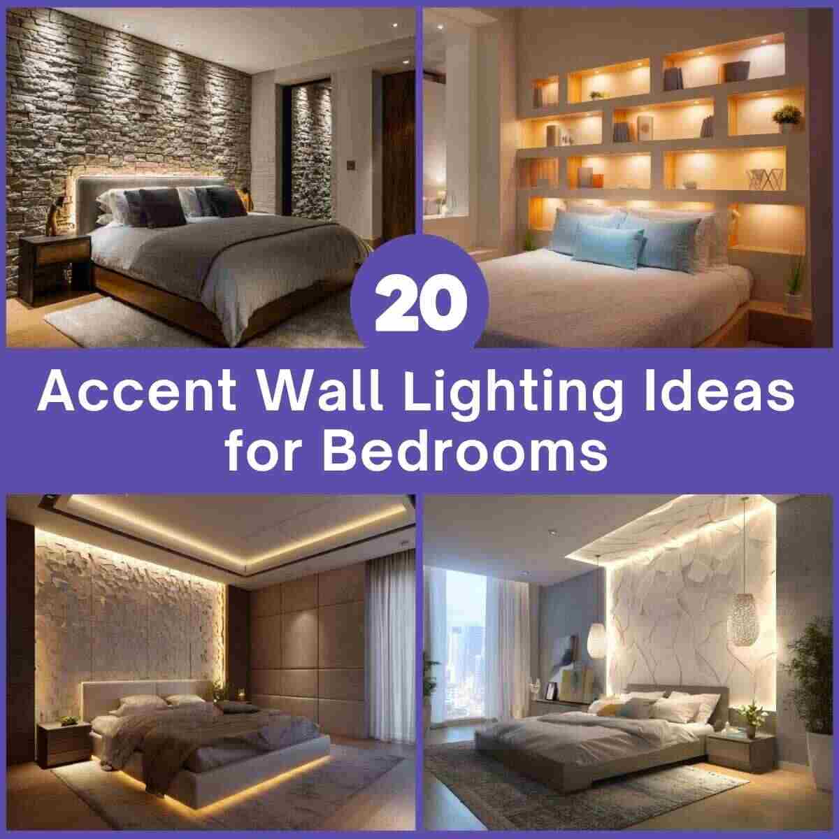 Accent Wall Lighting Ideas for Bedrooms