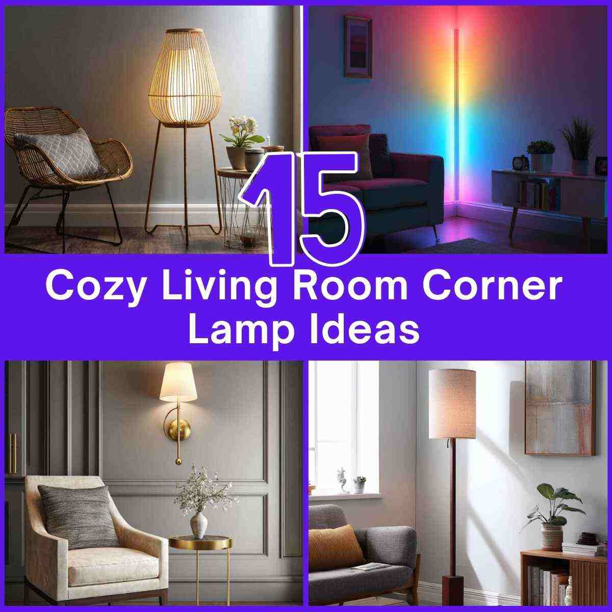 Cozy Living Room Corner Lamp Ideas