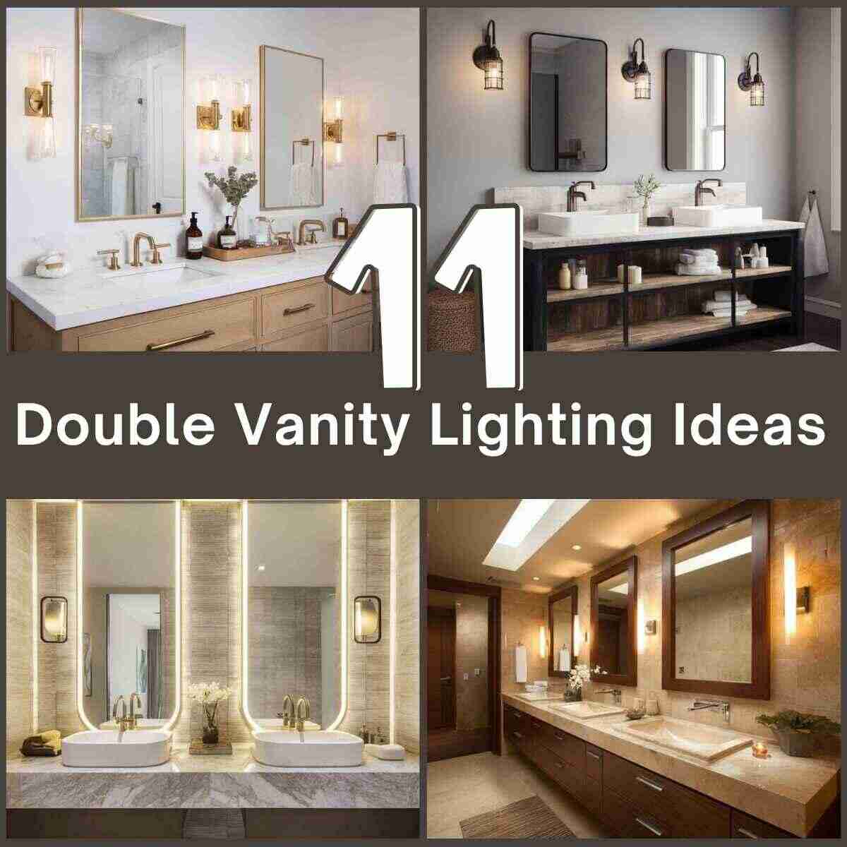 Double Vanity Lighting Ideas