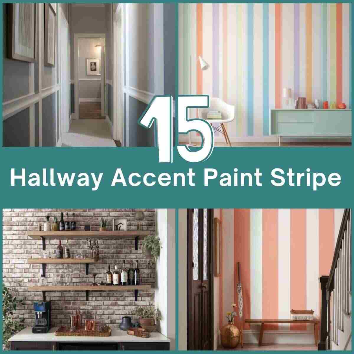 Hallway Accent Paint Stripe Ideas