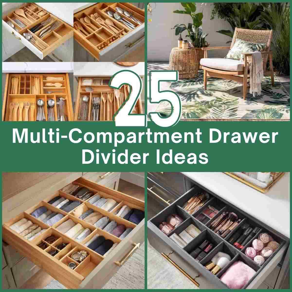 Multi-Compartment Drawer Divider Ideas