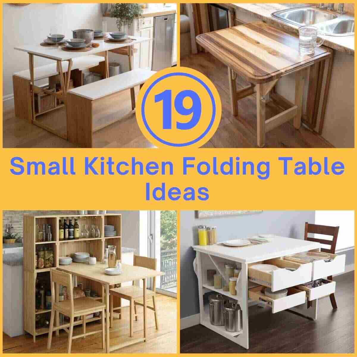 Small Kitchen Folding Table Ideas