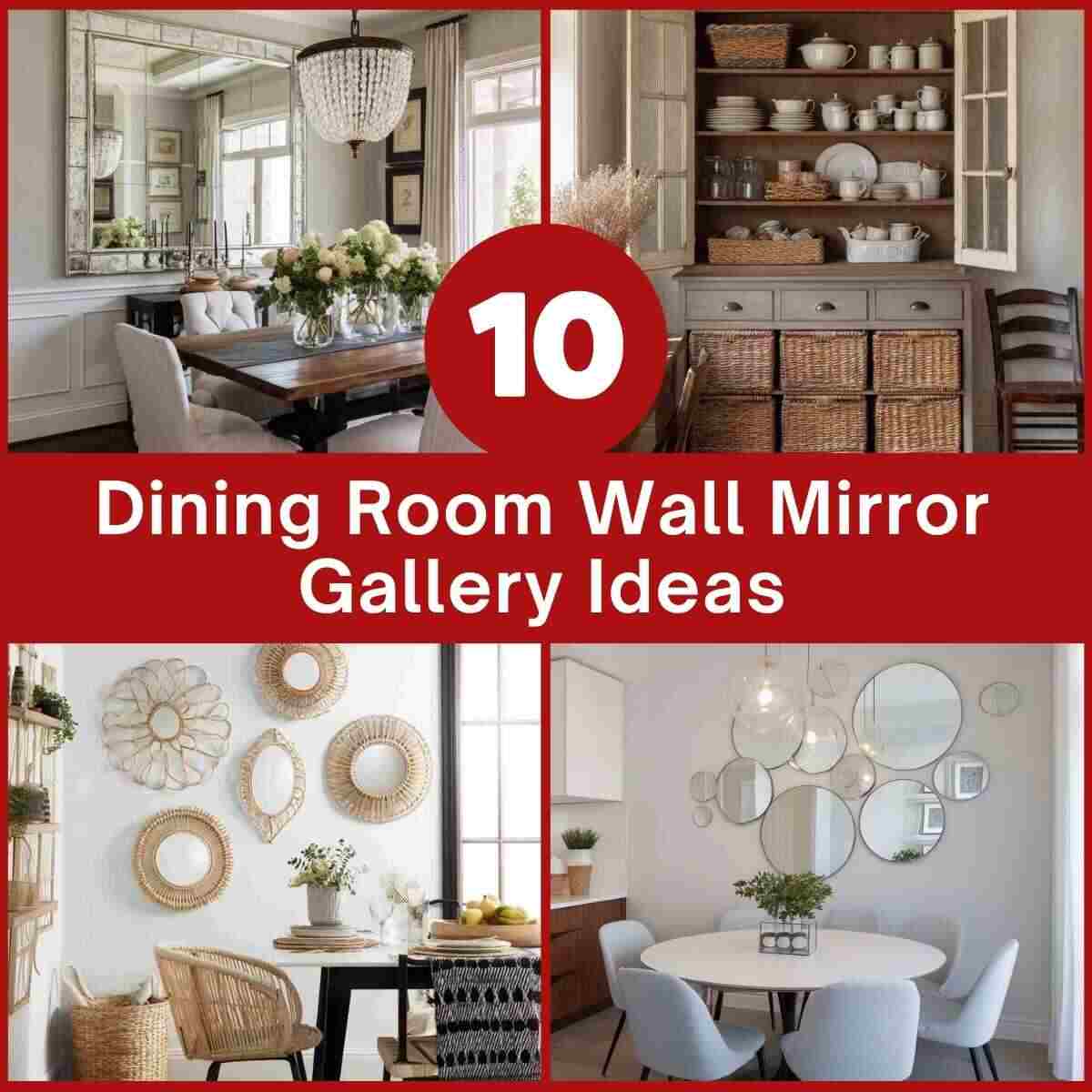 Dining Room Wall Mirror Gallery Ideas