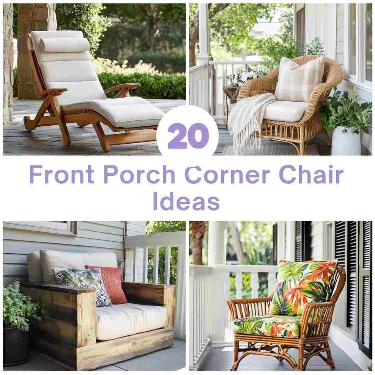 Front Porch Corner Chair Ideas