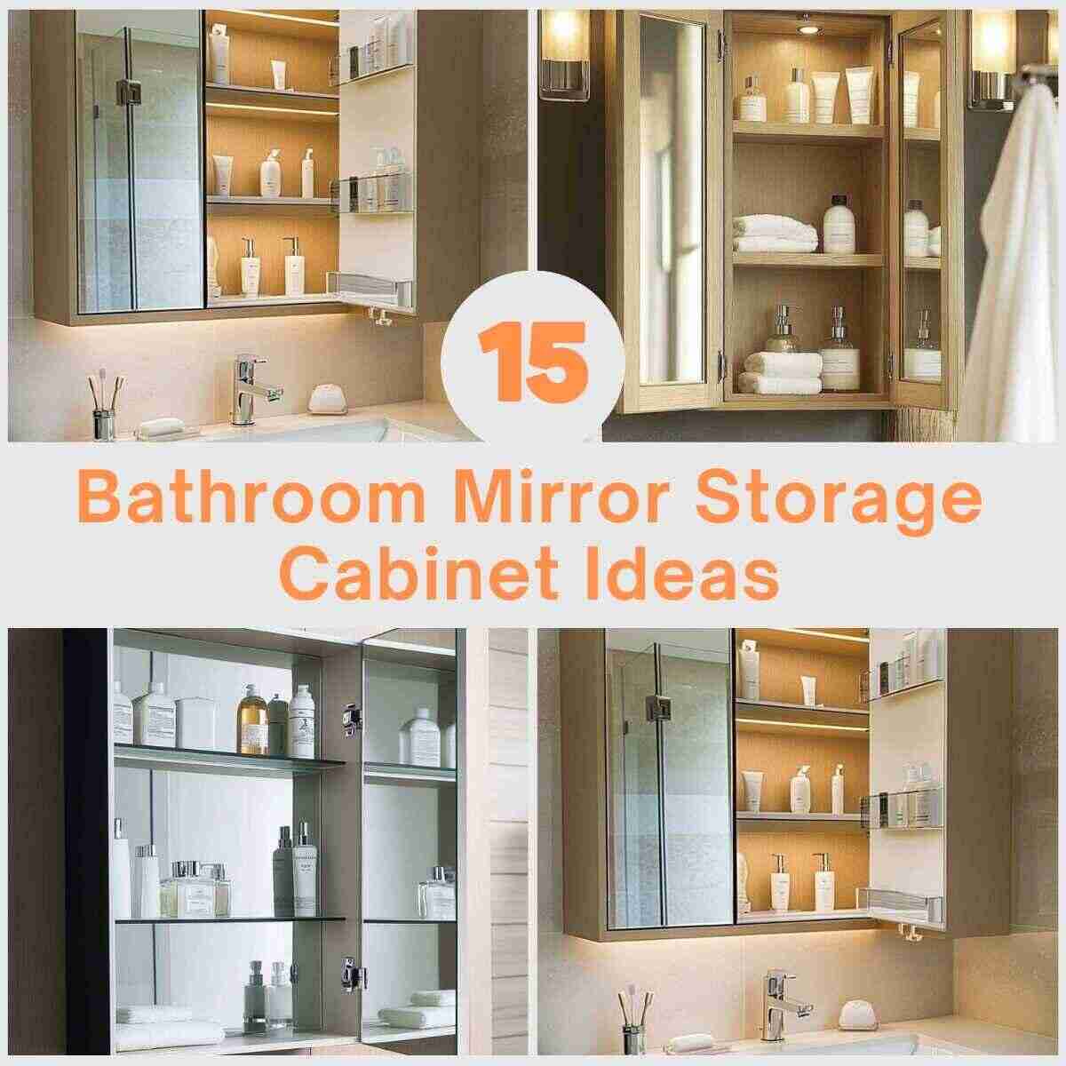 Bathroom Mirror Storage Cabinet Ideas