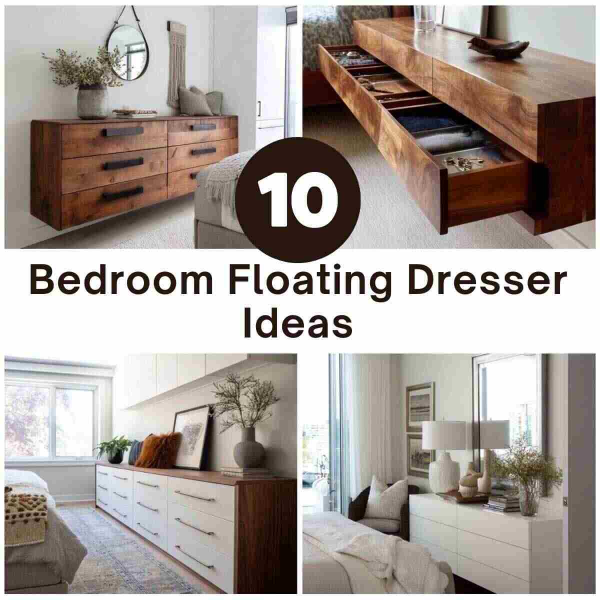 Bedroom Floating Dresser Ideas