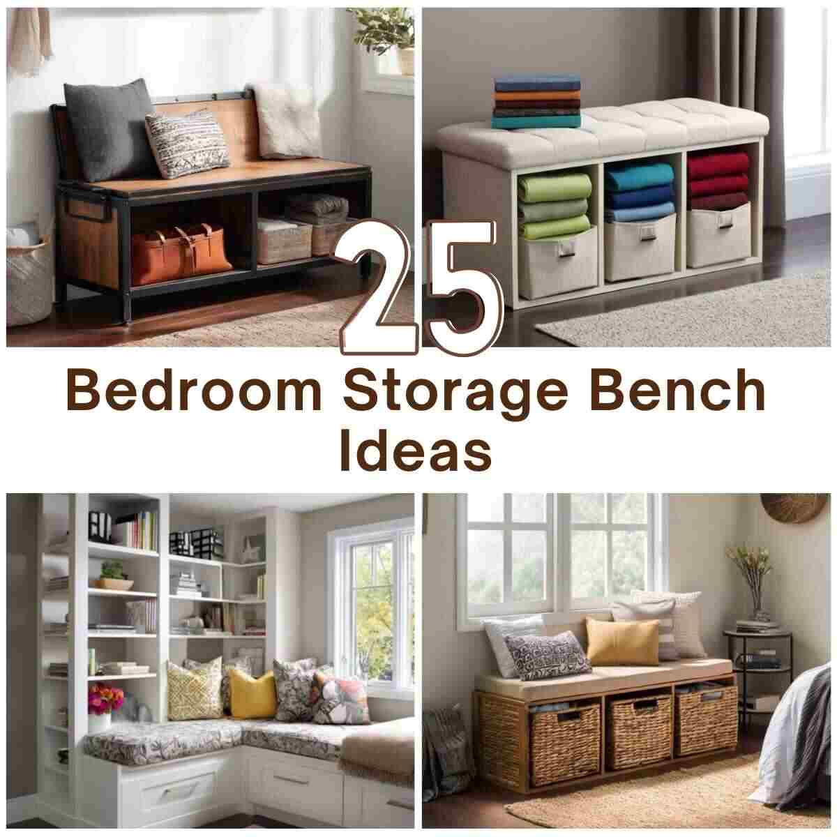 Bedroom Storage Bench Ideas