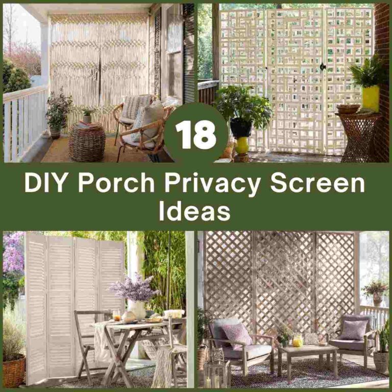 18 Smart DIY Porch Privacy Screen Ideas