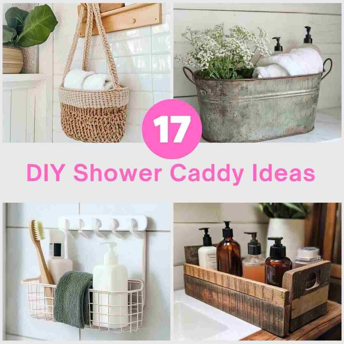 DIY Shower Caddy Ideas