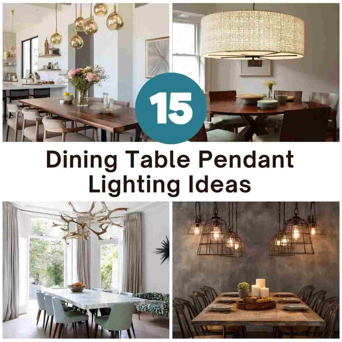 Dining Table Pendant Lighting Ideas