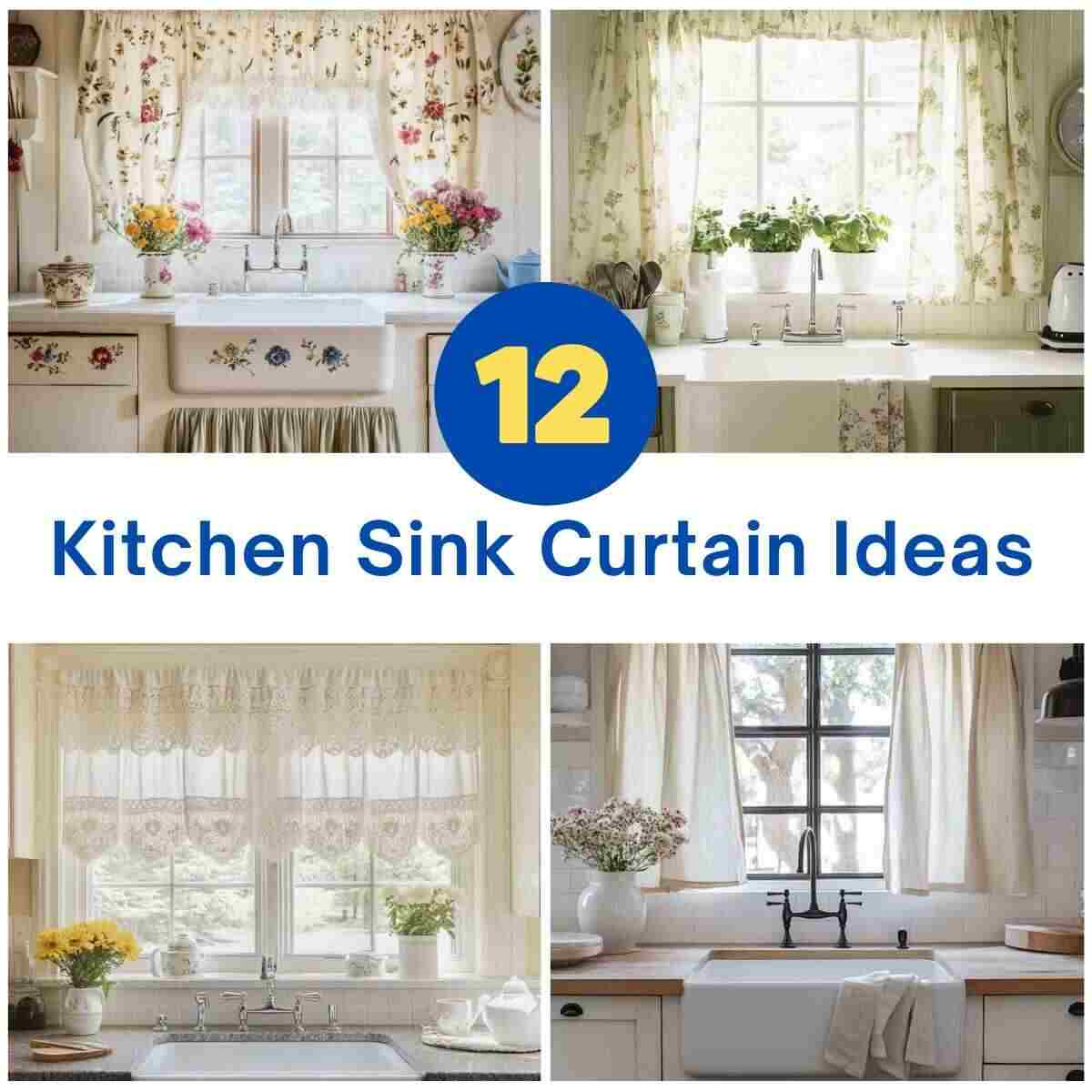 Kitchen Sink Curtain Ideas