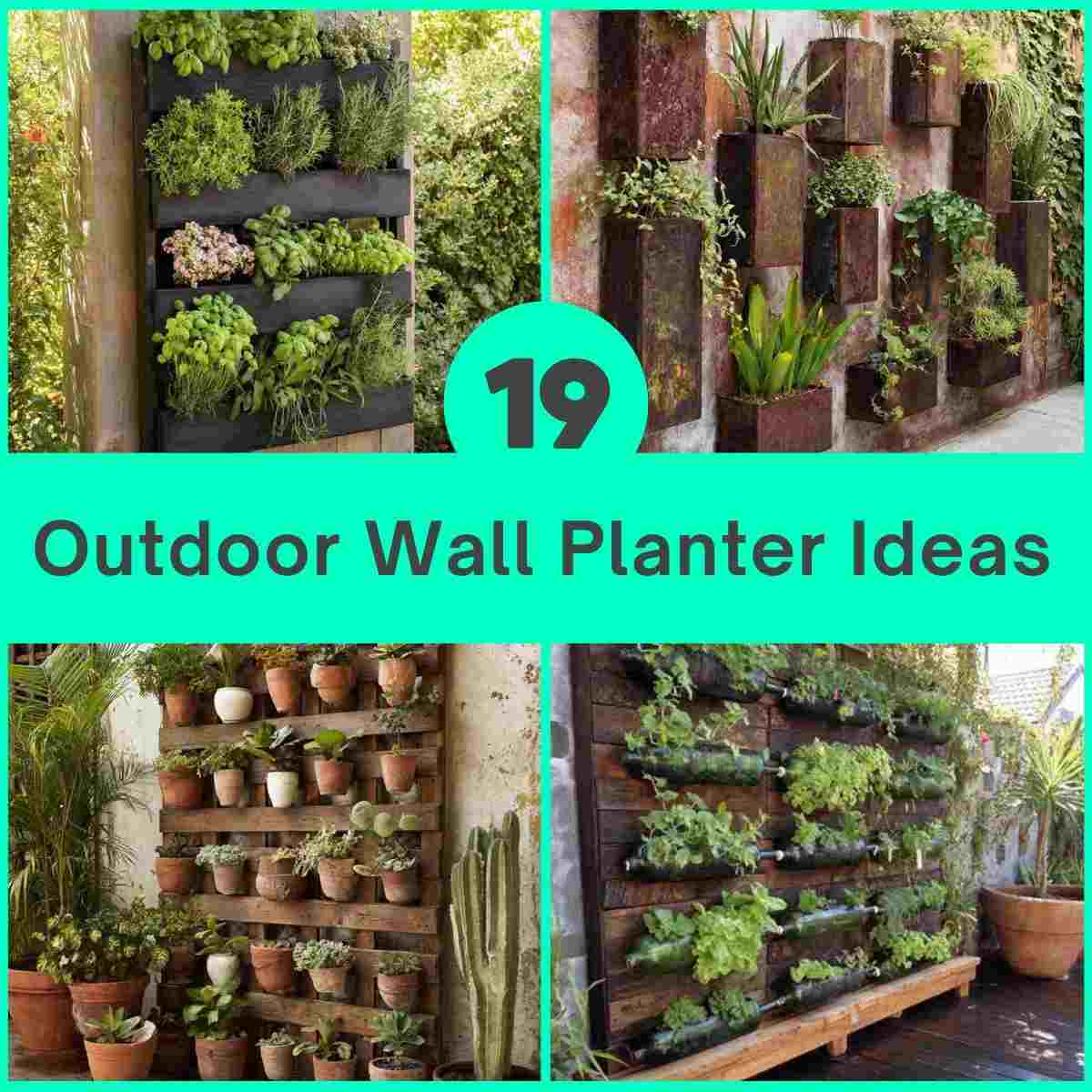 Outdoor Wall Planter Ideas