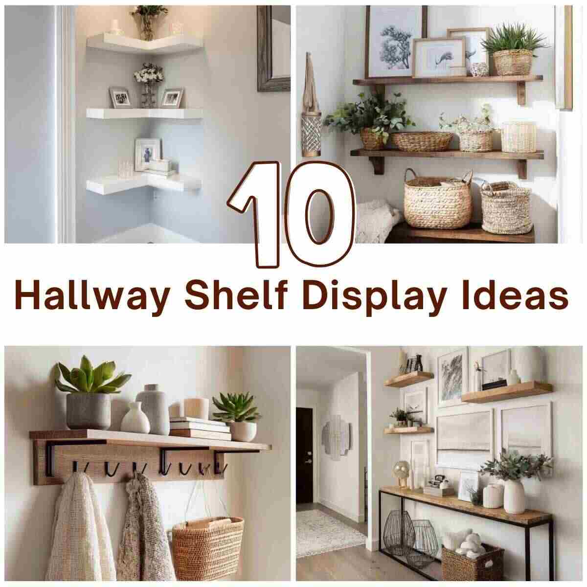 Hallway Shelf Display Ideas